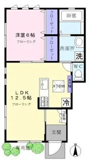 テラス リストーロ【1階】の間取り