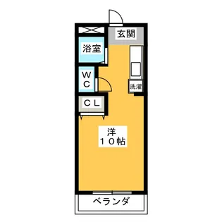 青柳ヒルズ【2階】の間取り