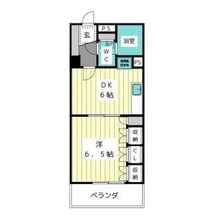 グランドール山手【2階】の間取り