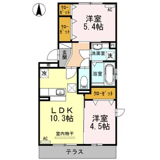 Neutral88【1階】の間取り