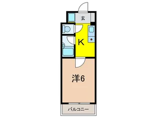 ウエルズ仁川【2階】の間取り