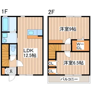 宮城県仙台市太白区郡山8【一戸建】の間取り