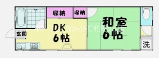 城東マンション【3階】の間取り