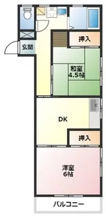 ケンジントンコート【1階】の間取り