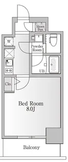 NTPRレジデンス芝浦三丁目【5階】の間取り