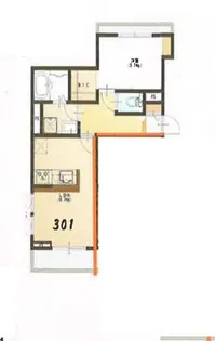 PARTENZA松波さくら通り【3階】の間取り