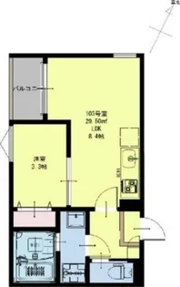 REGALESTボヌール南仙台【1階】の間取り