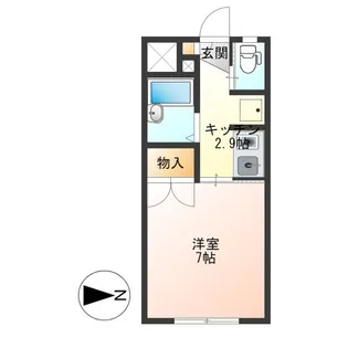 ブリリアント21【1階】の間取り