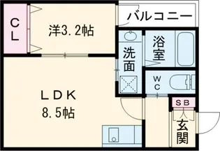 H-maison門真南I【1階】の間取り