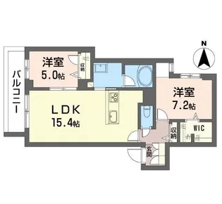 リリエート本太【3階】の間取り