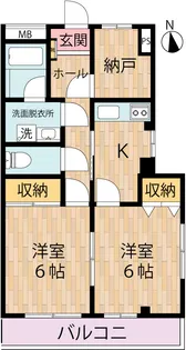 アーバンスペース伸明【1階】の間取り