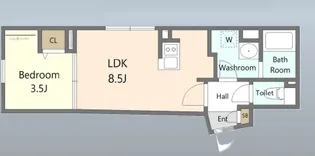 AGRACES小竹向原【2階】の間取り