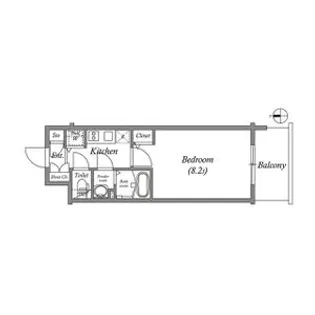エスリード栄イーストスクエア【10階】の間取り
