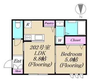Little forest KAMIKITAZAWA【2階】の間取り