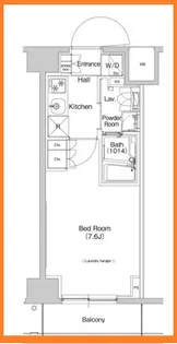 プラウドフラット登戸【9階】の間取り