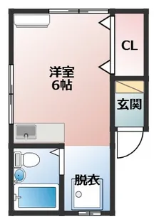ハイツハヤシ【2階】の間取り