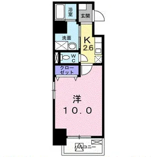 ワンダフルパレスNI【2階】の間取り