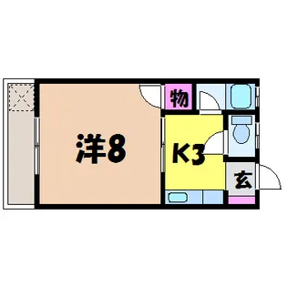 コーポモニカ【2階】の間取り