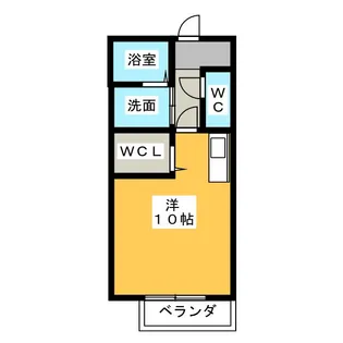 楽園A【1階】の間取り