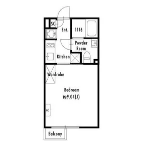 プライマル下北沢代沢【2階】の間取り