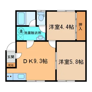 ヴィラマキタ【2階】の間取り