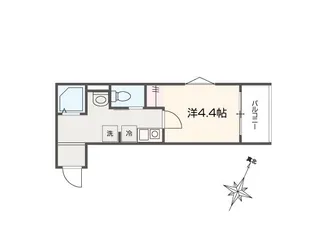 MELLAS清瀬III メルラスキヨセスリー【2階】の間取り