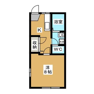 ディアスボヌール B【1階】の間取り
