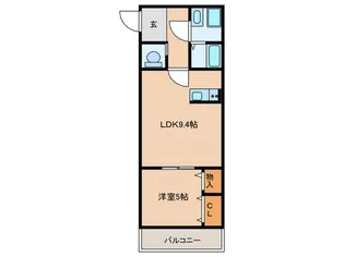 アトランティス入間【2階】の間取り