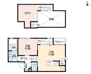 エクシア久留米大学駅前【2階】の間取り