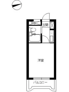 スカイコート市ヶ谷第3【4階】の間取り