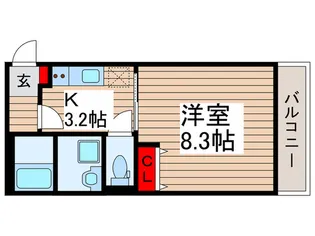 エスト清瀬【2階】の間取り