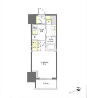 プライムメゾン大塚【16階】の間取り