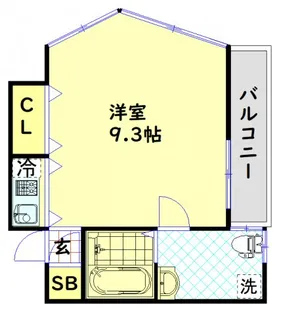 トゥリオーニEBISU【10階】の間取り