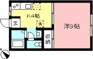 セブンナルミ【1階】の間取り