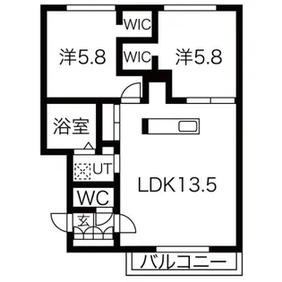 エルヴェールV【3階】の間取り