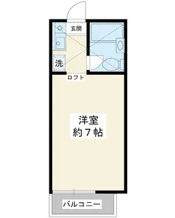 ローズアパートR33【2階】の間取り