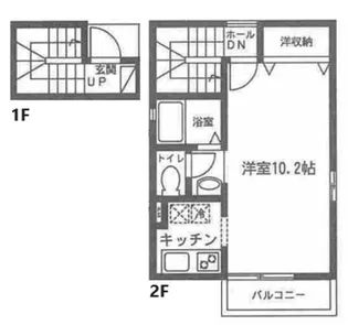 カーサセグンド【2階】の間取り