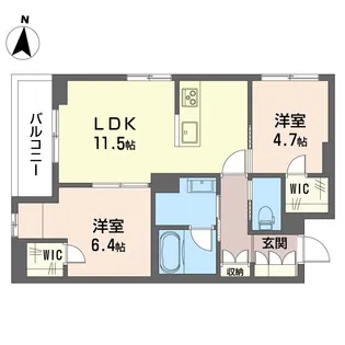 リラフォート【3階】の間取り