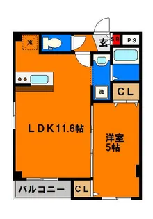 シンシア三番館【4階】の間取り