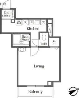 プレジール芝大門【7階】の間取り