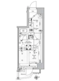 シーフォルム学習院下【3階】の間取り