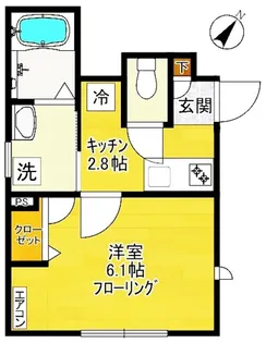 レジデンス菅馬場【1階】の間取り