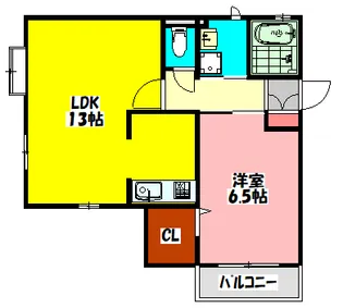 あさひ館【1階】の間取り