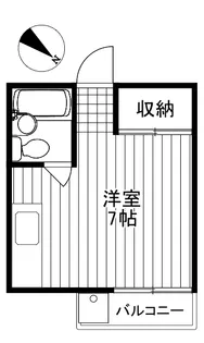 ヴィラ幡ヶ谷【2階】の間取り