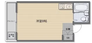 喜志マンション【2階】の間取り