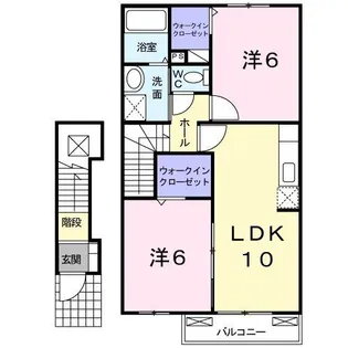 Y’sコート弐番館 I【2階】の間取り