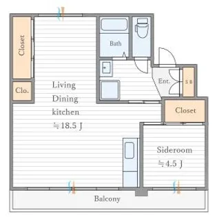 Skycrest Oushio I【2階】の間取り
