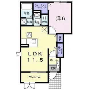 ダンディライオン【1階】の間取り