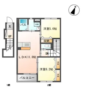 WIZARD(ウィザード)【2階】の間取り