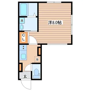 グランシャンテ南鍛冶町【2階】の間取り